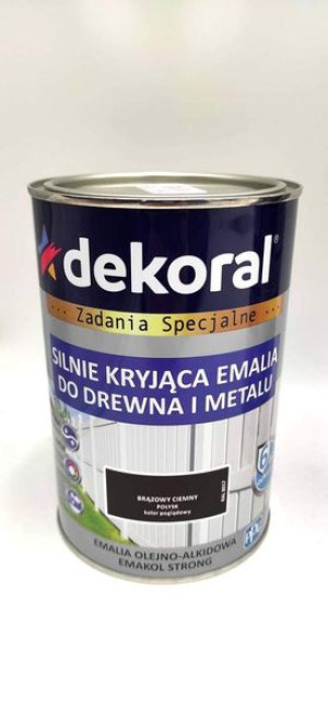PPG EMAKOL STRONG brązowy ciemny 0,9L