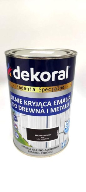 PPG EMAKOL STRONG brązowy ciemny matowy 0,9L