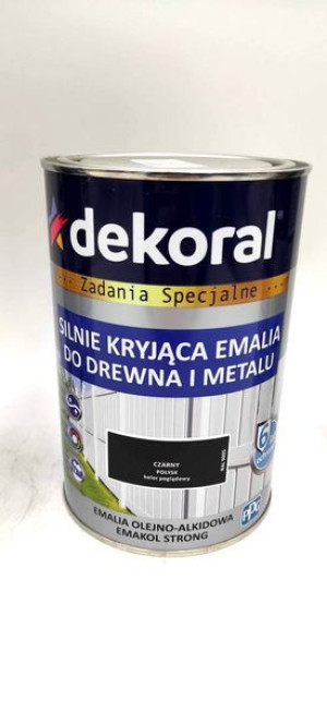 PPG EMAKOL STRONG czarny 0,9L