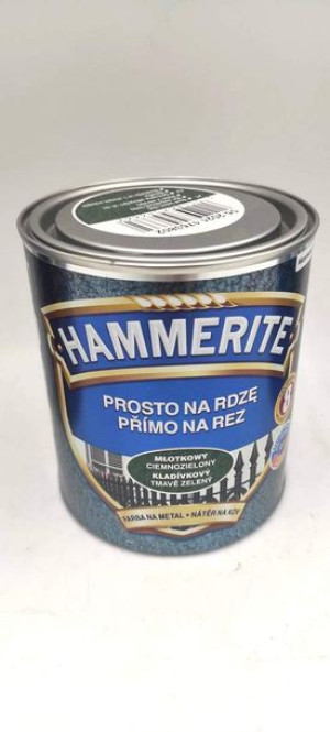 AKZO HAMMERITE Młotkowy Ciemnozielony 0,7L