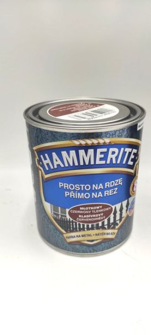 AKZO HAMMERITE Młotkowy Czerwony Tlenkowy 0,7L
