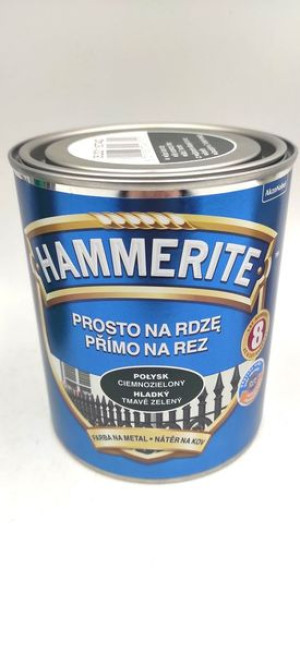AKZO HAMMERITE Połysk Ciemnozielony  0,7L