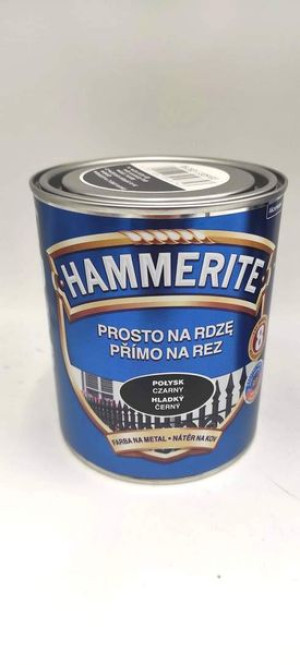 AKZO HAMMERITE Połysk Czarny  0,7L
