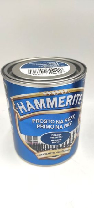 AKZO HAMMERITE Połysk Niebieski  0,7L