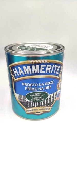 AKZO HAMMERITE Półmat Ciemnozielony  0,7L