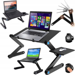 Składany Stolik Pod Laptop Podstawka Mysz Łóżka