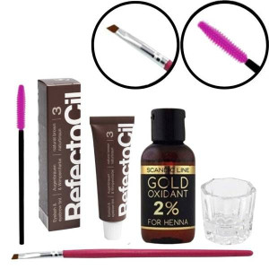 Zestaw Henna REFECTOCIL 3,0 Utleniacz Kieliszek Pędzel