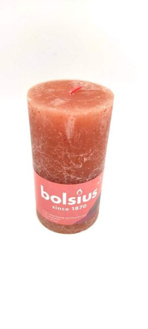 Świeca Bols. Rustic shine 130/68 kremowy karmel