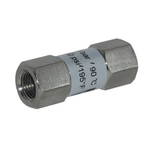 Zawór zwrotny 3/8" F 410 bar 40 l/min INOX