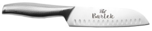 Nóż kuchenny z grawerem SANTOKU KNIFE