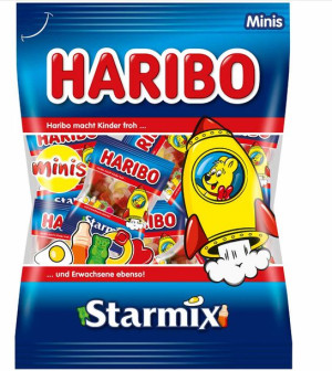 Haribo Starmix Kosmos 250g żelki 10 minis saszetek