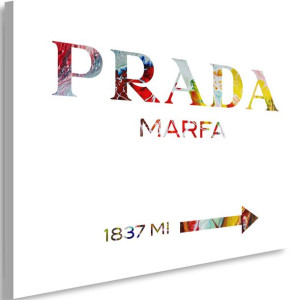 OBRAZ NA PŁÓTNIE Prada Marfa Kolorowy 120x80