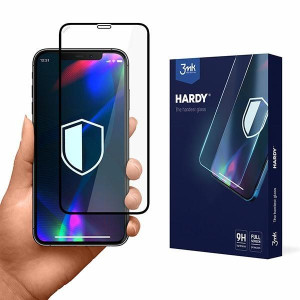 3mk Hardy Iphone X/xs/11 Pro Utwardzone Chemicznie Szkło Czarny/black