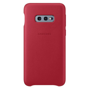 Etui Samsung Ef-vg970lr S10e G970 Czerwony/red Leather Cover