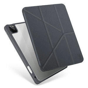 Uniq Etui Moven Ipad Pro 12,9" (2021) Antimicrobial Szary/charcoal Grey