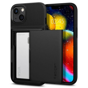Spigen Slim Armor Cs Iphone 13 6.1" Czarny/black Acs03536