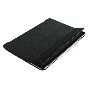 Uniq Etui Yorker Kanvas Ipad Pro 12,9" (2020) Czarny/obsidian Knit Black