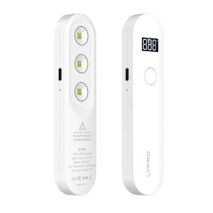 Lyfro Beam Lampa Dezynfekująca Mini Uv-c Ręczna Sterylizator Biały/white