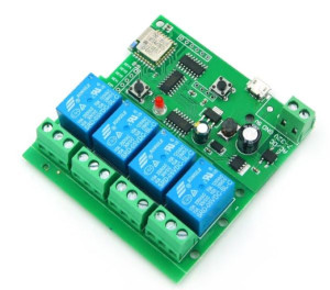 Sonoff DC 5-32V 4CH Sterownik WiFi Beznapięciowy