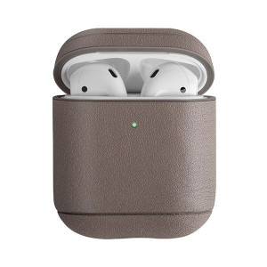 Uniq Etui Terra Airpods 1/2 Gen. Genuine Leather Beżowy/beige