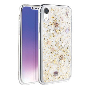 Uniq Etui Lumence Clear Iphone Xr Złoty /champagne Gold
