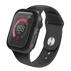 Uniq Etui Nautic Apple Watch Series 4/5/6/se 44mm Czarny/black