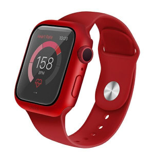 Uniq Etui Nautic Apple Watch Series 4/5/6/se 44mm Czerwony/red