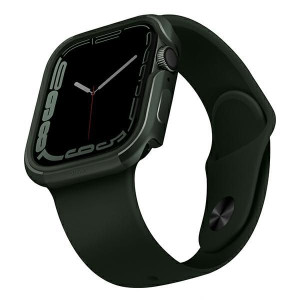 Uniq Etui Valencia Apple Watch Series 4/5/6/7/se 45/44mm. Zielony/green