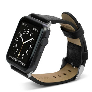Pasek X-doria Lux Apple Watch 42/45mm Czarny/black 23818