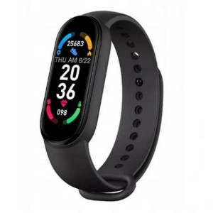 Smart Band M6 Czarny/black Opaska Sportowa