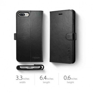 Spigen Wallet S Iphone 7/8 Plus Czarny /black 043cs20543