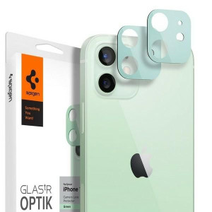 Spigen Optik.tr Camera Iphone 12 Lens 2szt./2pcs Zielony/green Agl02471