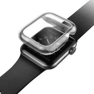 Uniq Etui Garde Apple Watch Series 4/5/6/se 44mm. Szary/smoked Grey