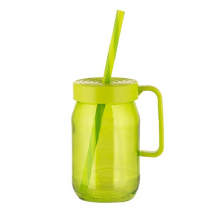 Kubek ze słomką Florina 370 ml mix kolorów