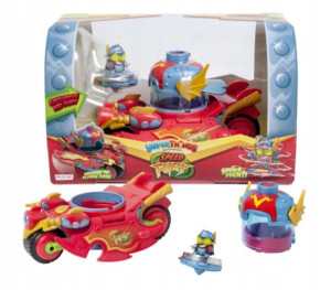 Super Zings Things S6 Speed Fury Pojazd + Kid Fury