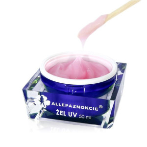 Żel do paznokci Allepaznokcie Perfect French Pink 50 ml SREBRNY 8g 50 Nowy
