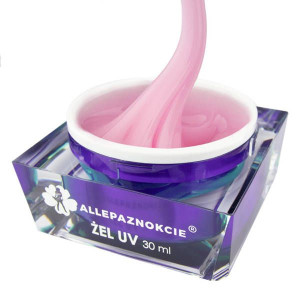 Żel do paznokci Allepaznokcie żel budujący French Blush Cover 30 ml SREBRNY