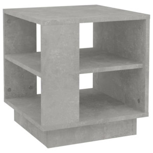 Stolik kawowy, betonowy, 40x40x43 cm, materiał drewnopodobny