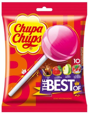 1x120g CHUPA CHUPS THE BEST OF lizaki 10-pak