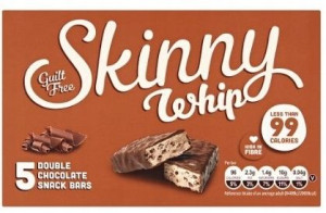 1x125g SKINNY WHIP Double Chocolate batoniki UK