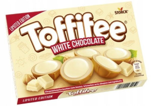 1x125g TOFFIFEE WHITE CHOCOLATE limited edition