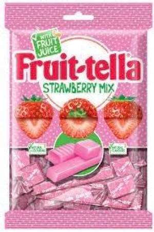1x170g FRUITTELLA cukerki o smaku truskawkowym UK