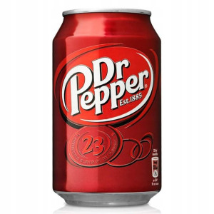 1x330ml DR PEPPER cola owocowa