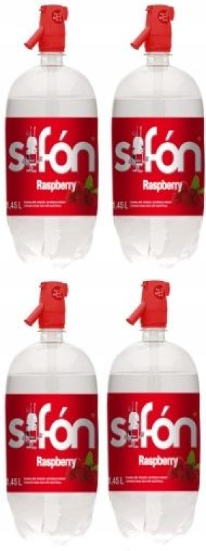 4x1,45l SYFON woda gazowana z nutą maliny
