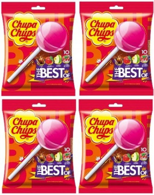 4x120g CHUPA CHUPS THE BEST OF lizaki 10-pak