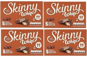 4x125g SKINNY WHIP Double Chocolate batoniki UK