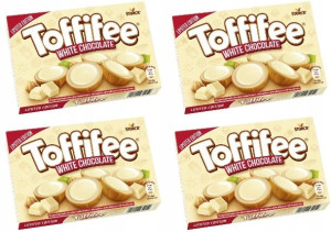 4x125g TOFFIFEE WHITE CHOCOLATE limited edition