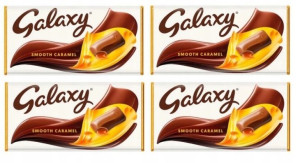 4x135g MARS GALAXY Czekolada mleczna z karmelem UK