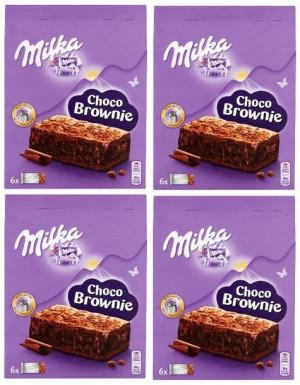 4x150g MILKA choco brownie pocket ciastka 6-pak
