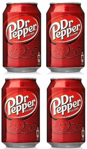 4x330ml DR PEPPER cola owocowa